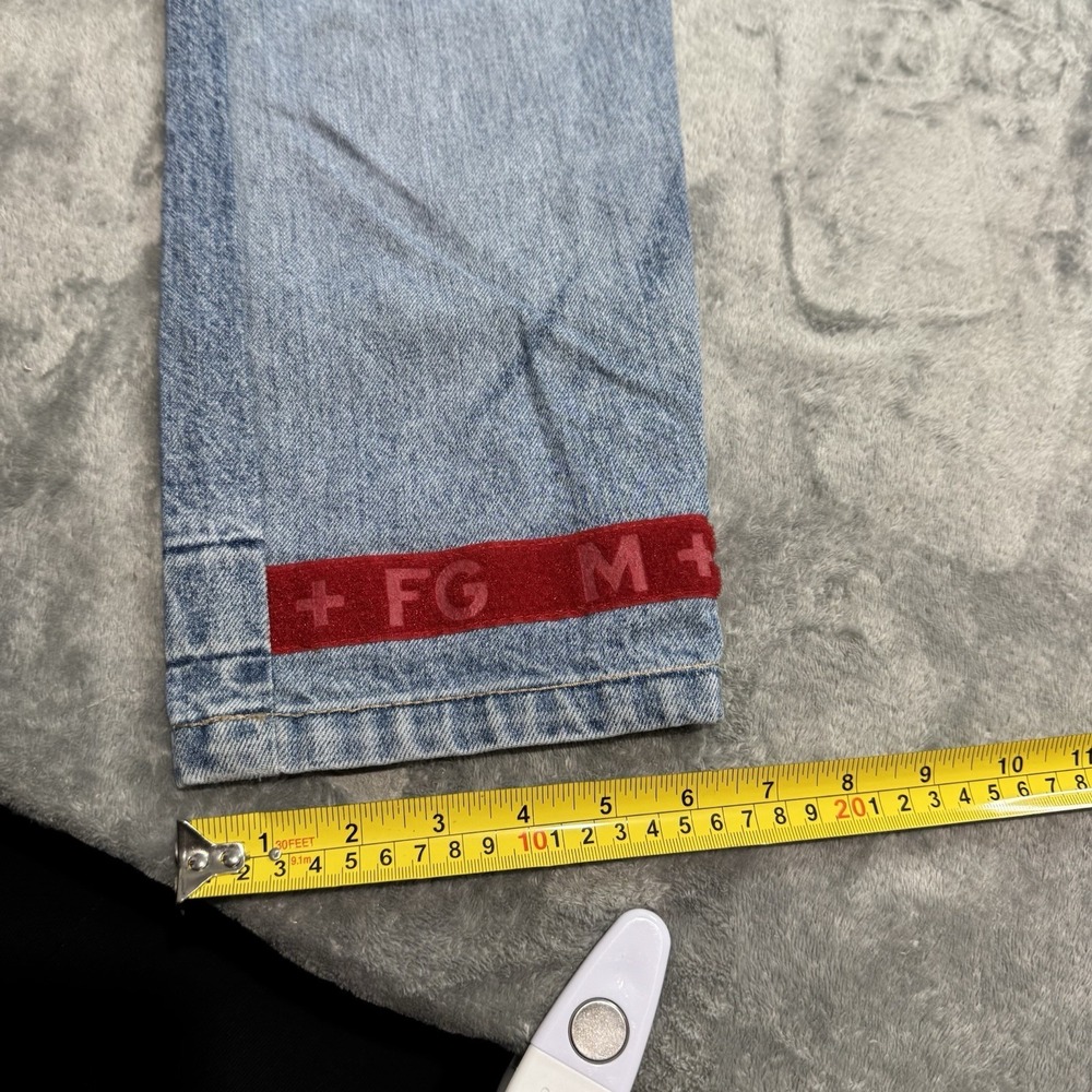 Marithe Francois Girbaud Jeans Mens 32 (31x34) Shuttle Tape Cargo Denim Slim Y2K - Picture 13 of 13